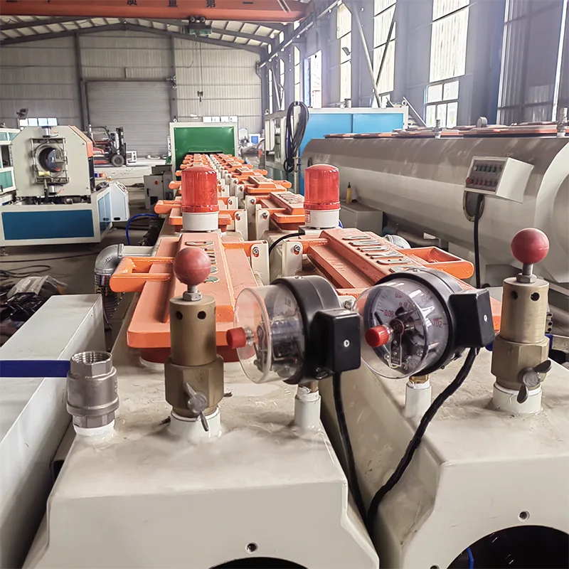 DEKUMA Second-hand HDPE 63mm Double Outlet Pipe Production Machine