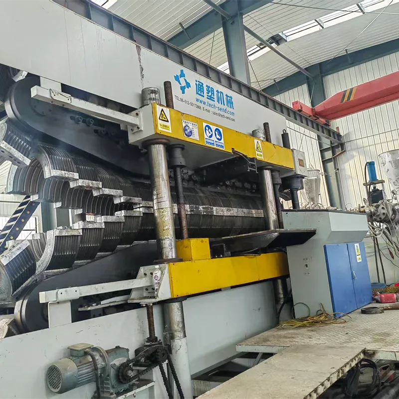 Used HDPE-PP 600 Double-wall Corrugated Pipe Production Line