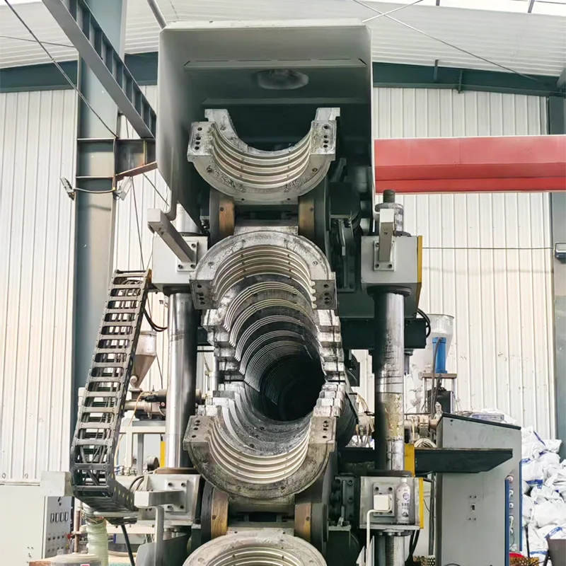 Used HDPE-PP 600 Double-wall Corrugated Pipe Production Line