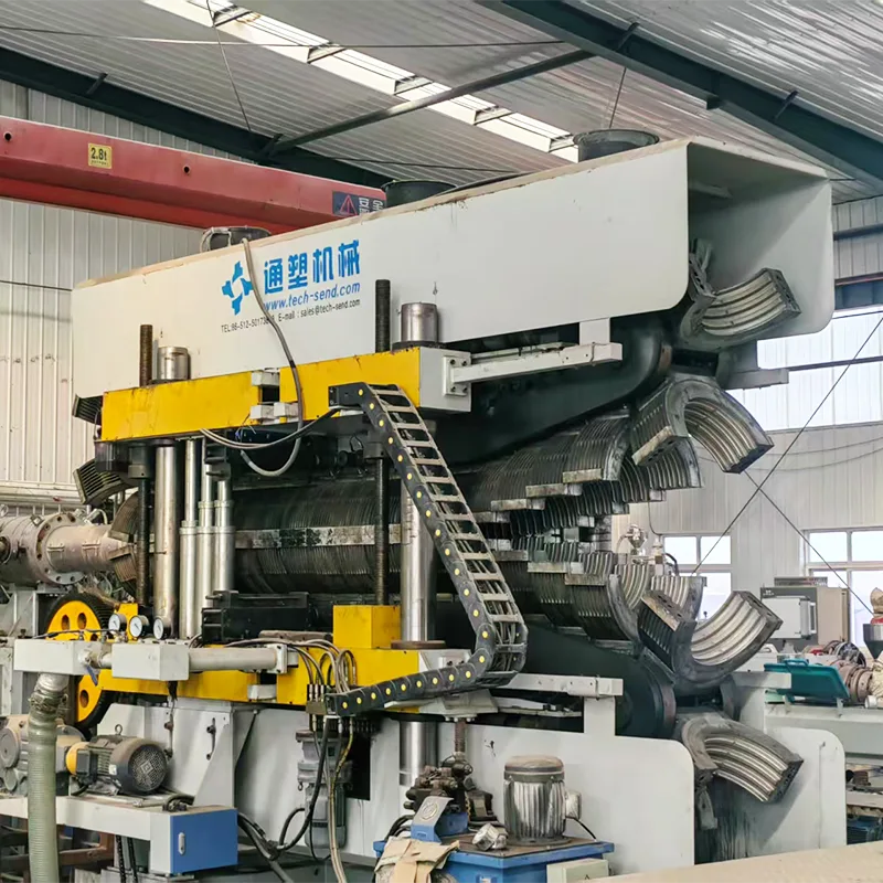 Used HDPE-PP 600 Double-wall Corrugated Pipe Production Line